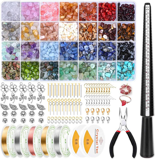 Crystal Jewelry Making, 28 Pcs, Color Silver