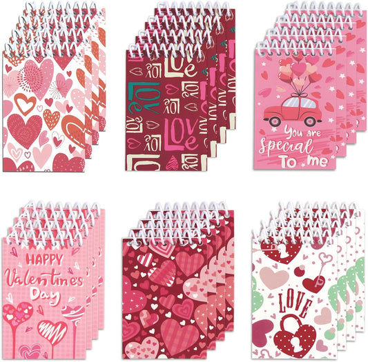 24 Pack Valentine's Day Mini Notepads