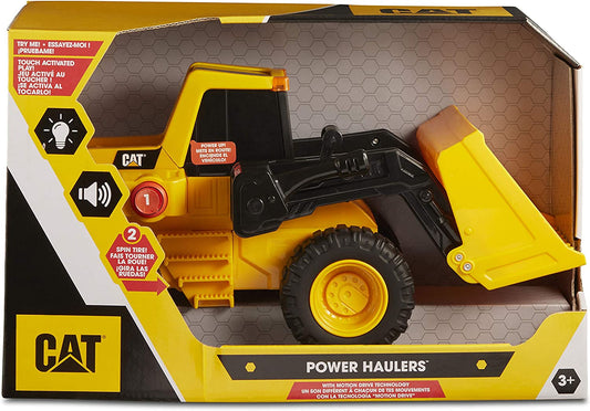 wheel loader with lights and sounds, color: yellow