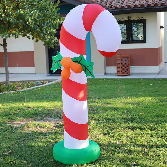 6ft Inflatable Christmas Candy Cane