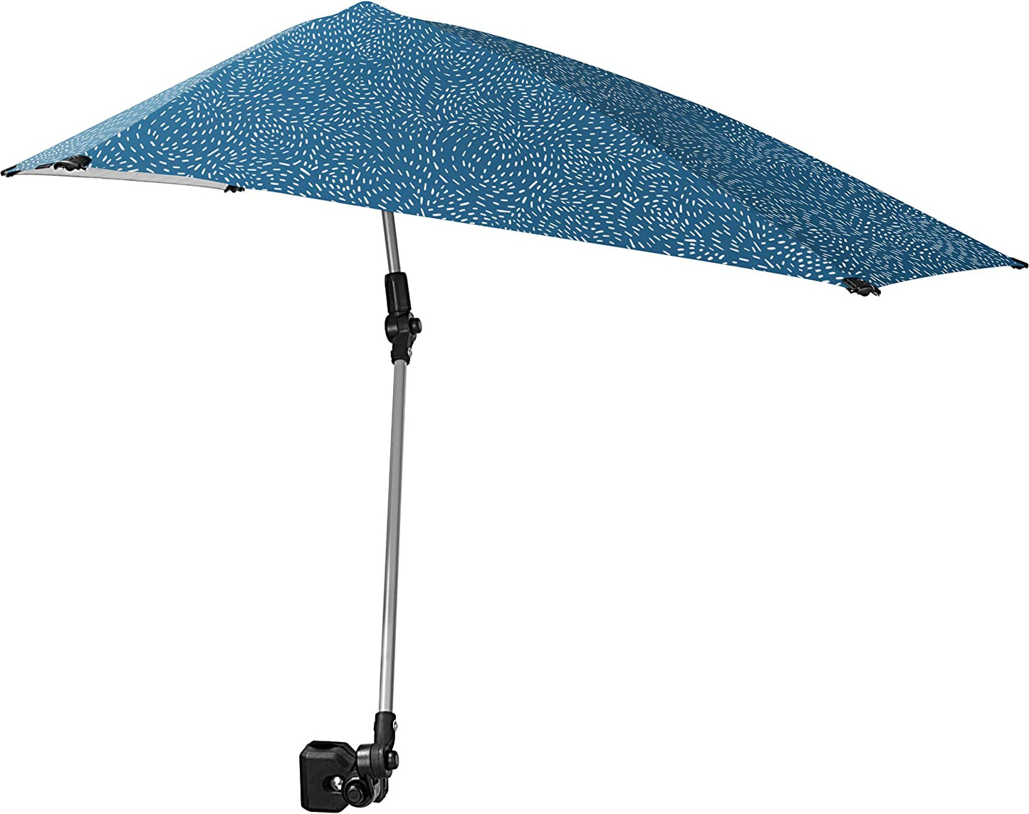 Adjustable umbrella with universal clamp, Light Blue, Regular