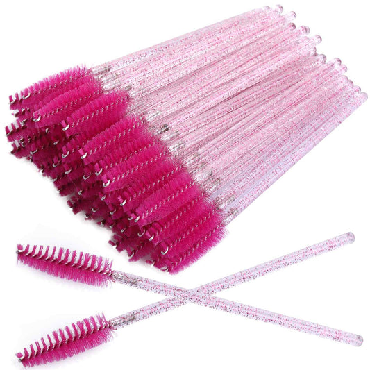 200 mascara sticks, disposable eyelash brush, red