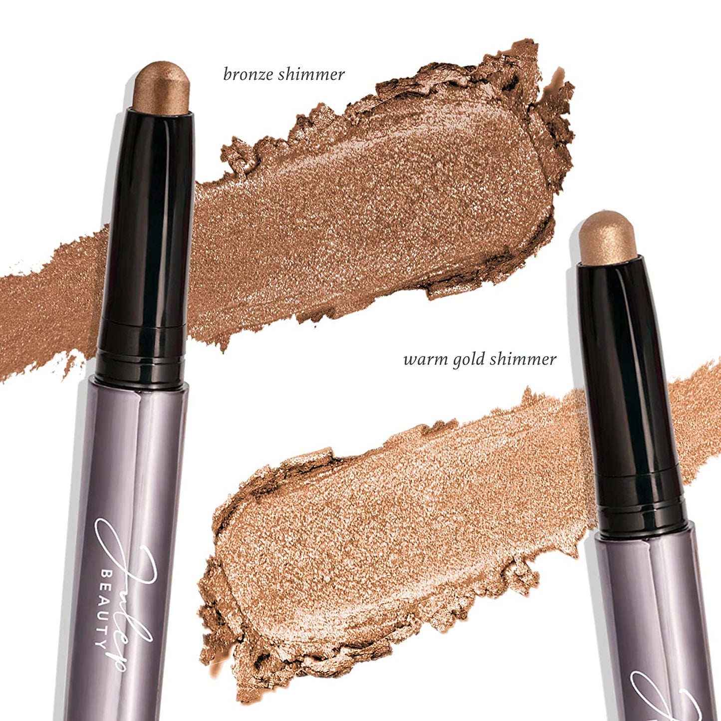 Eyeshadow Stick, 2Pcs (Bronze Shimmer & Warm Gold Shimmer Duo)