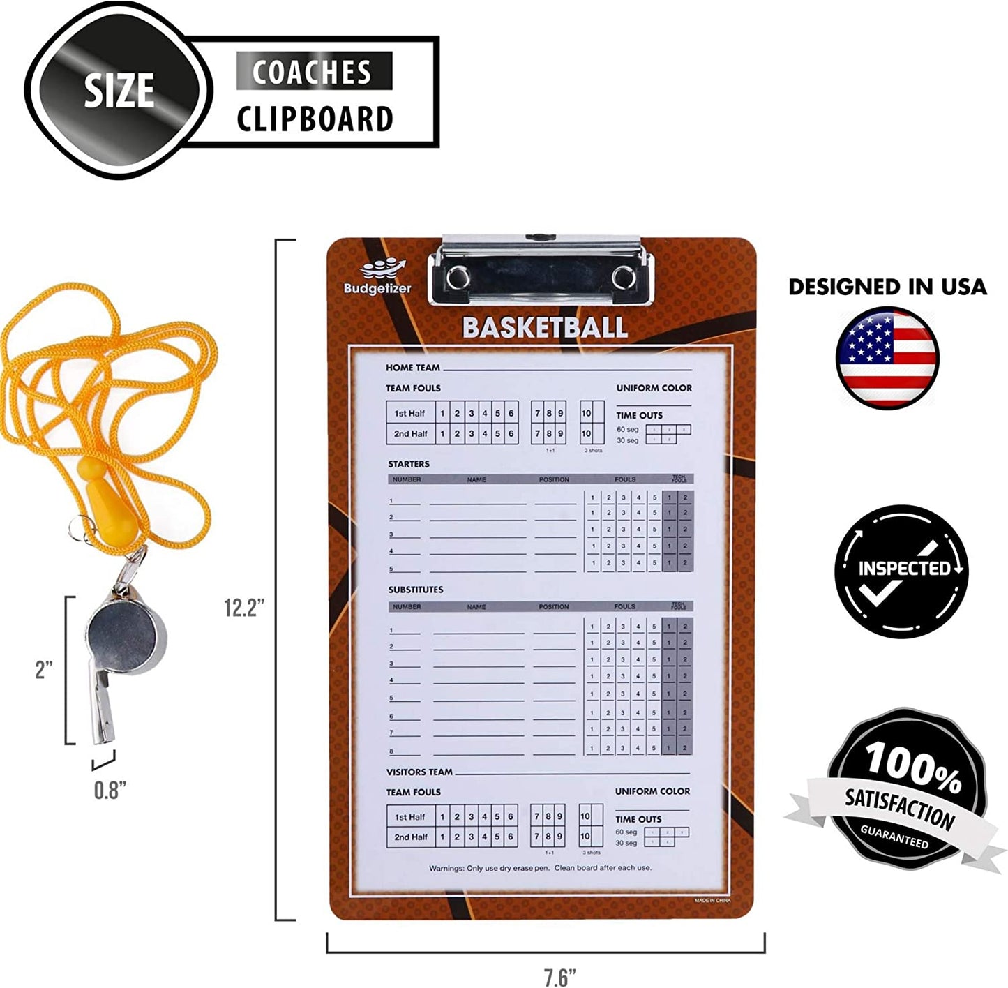 Coaches Boards - Style: Basketball