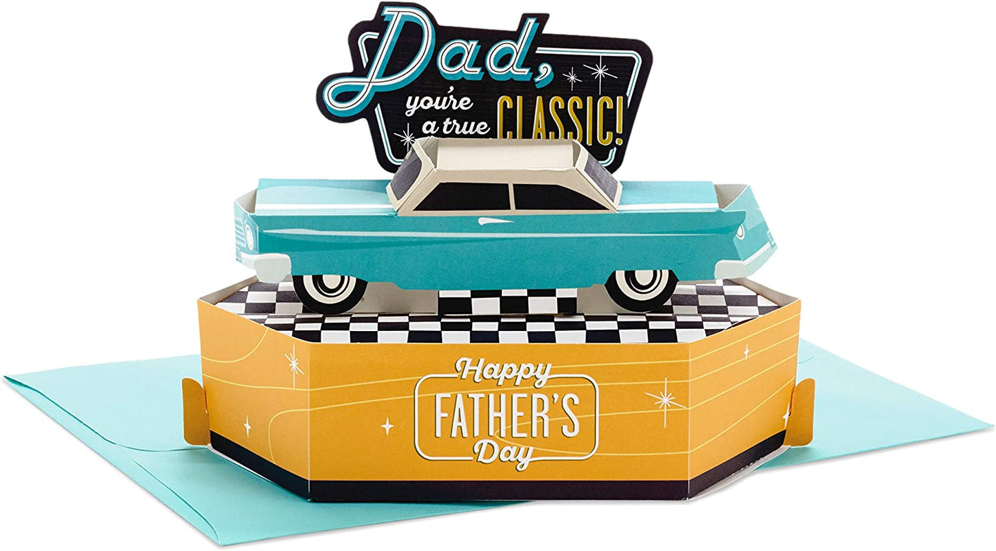 Father's Day Pop Up Card (Classic Car)