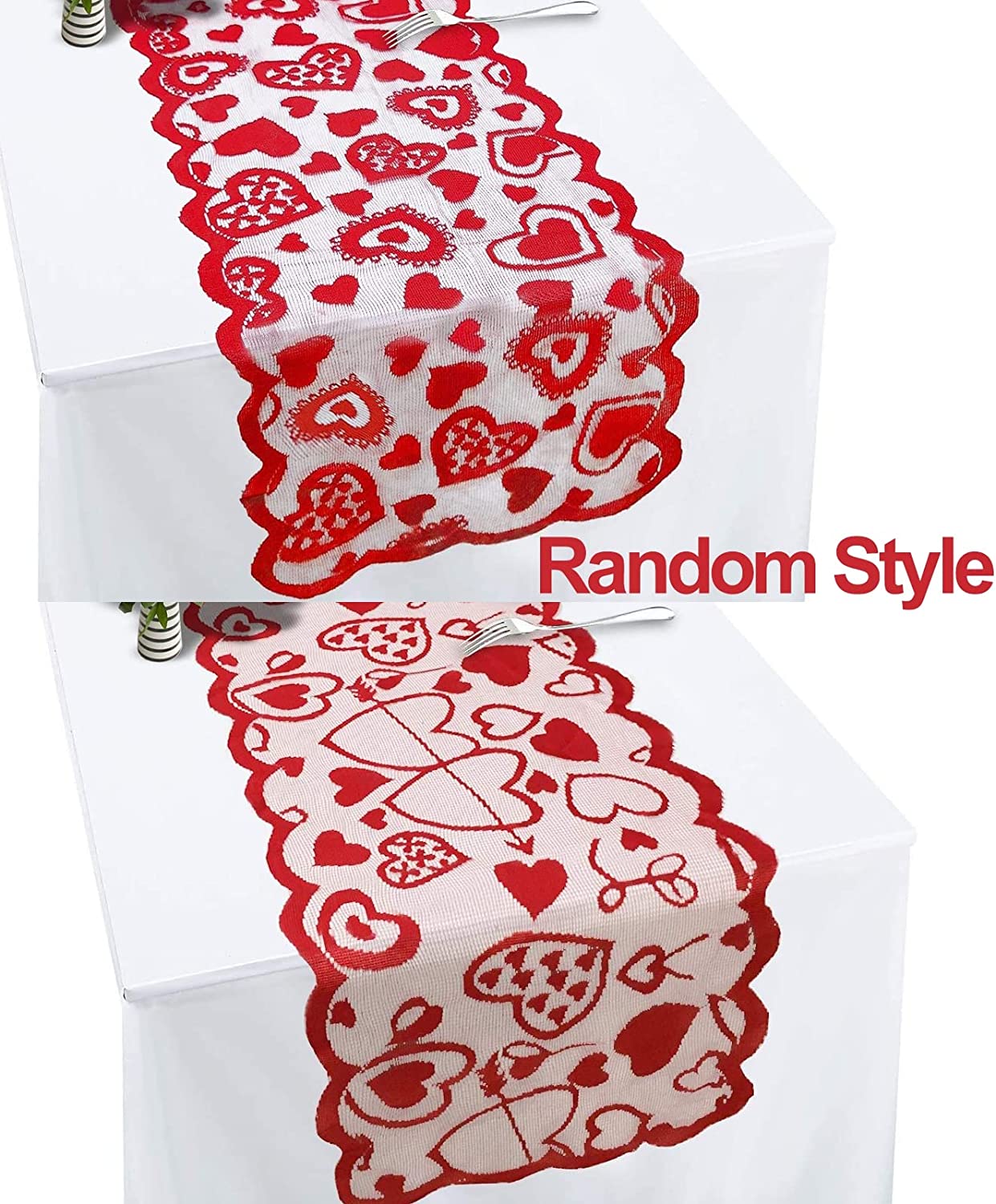 Valentine Table Runner 13" x 72" (Random Style)