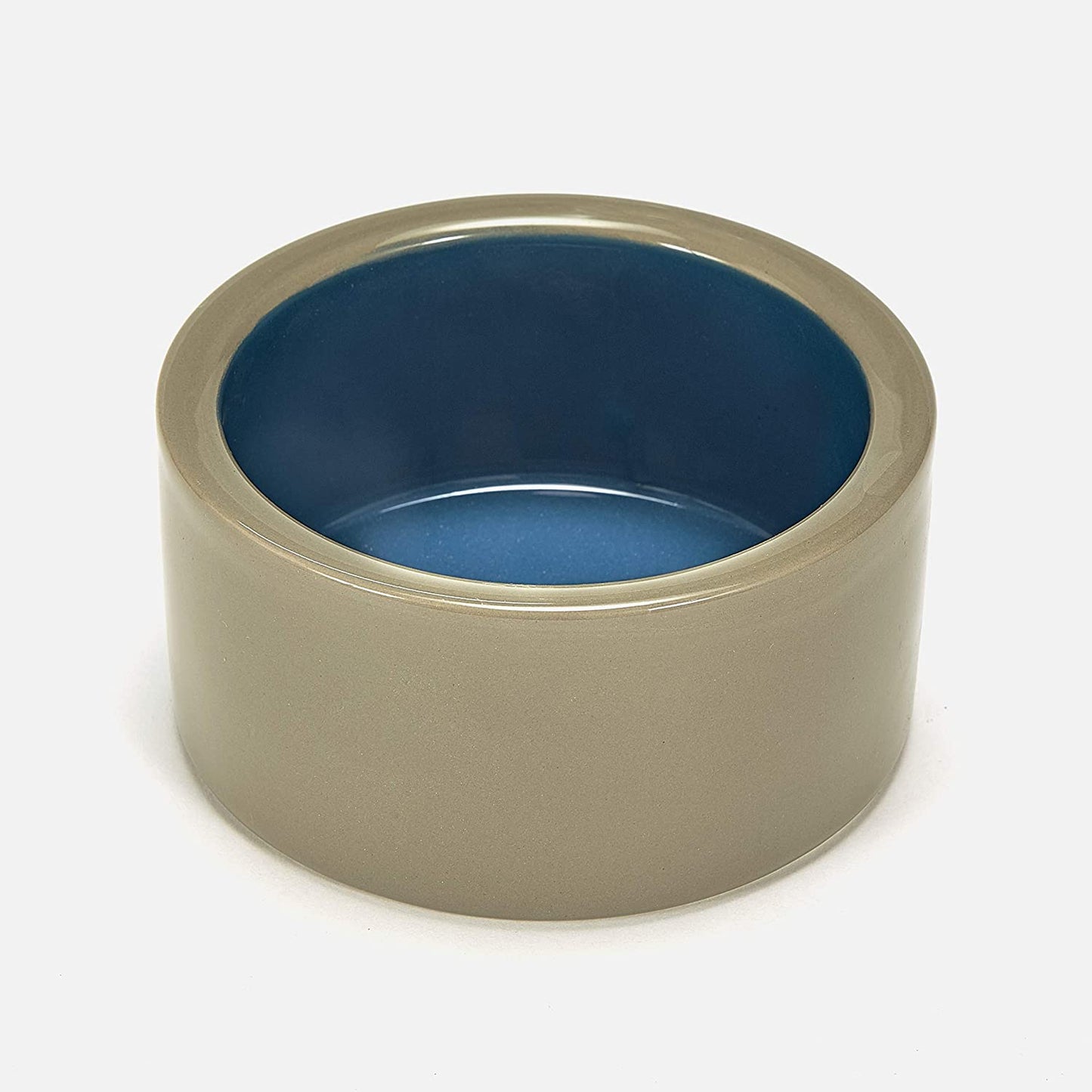 Hamster Ceramic Bowl, 5.5 x 5.5 x 3.25 inches, Blue