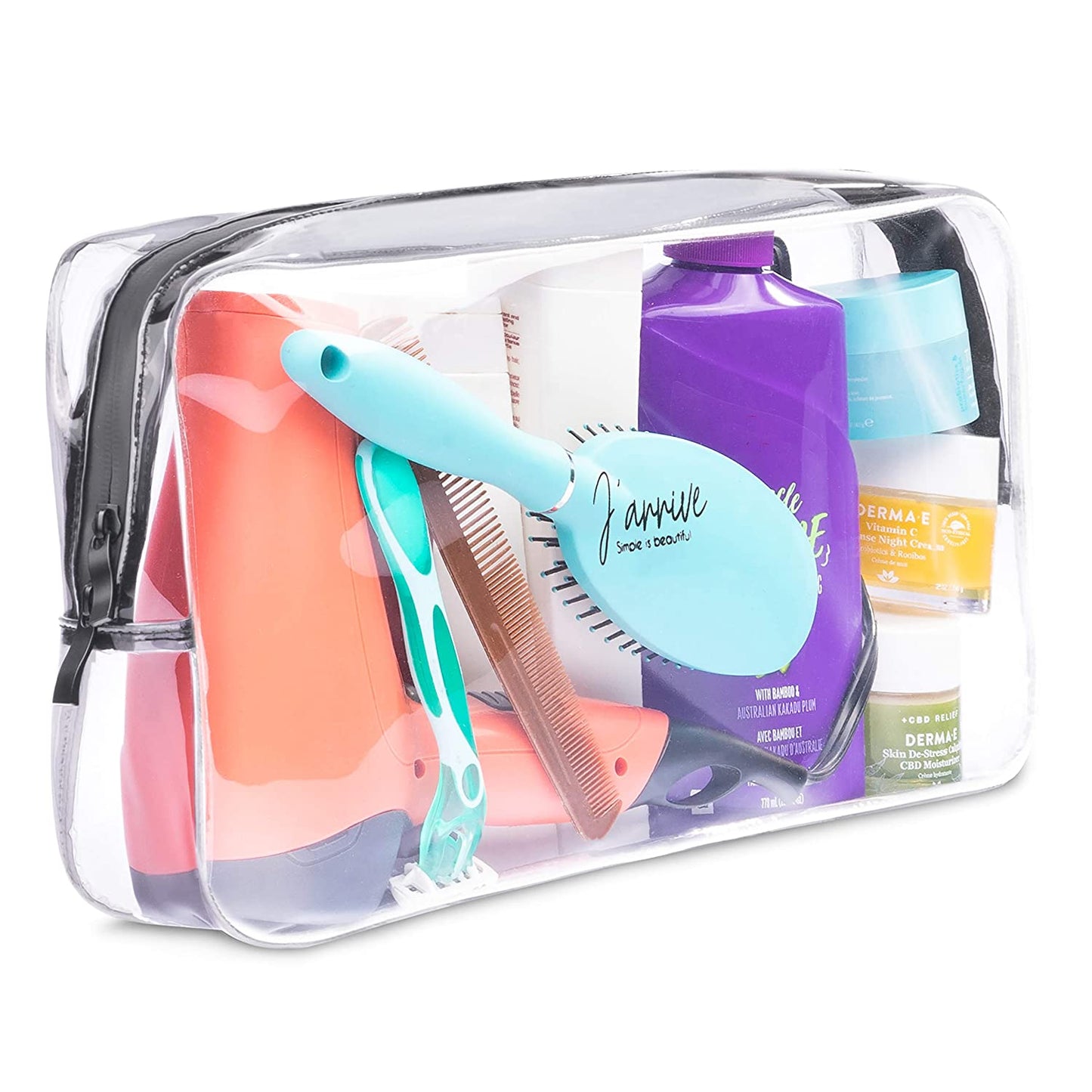 Large capacity transparent travel bag