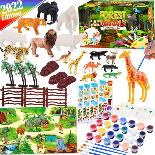 Woodland Animals Painting Art Kit, X-Large