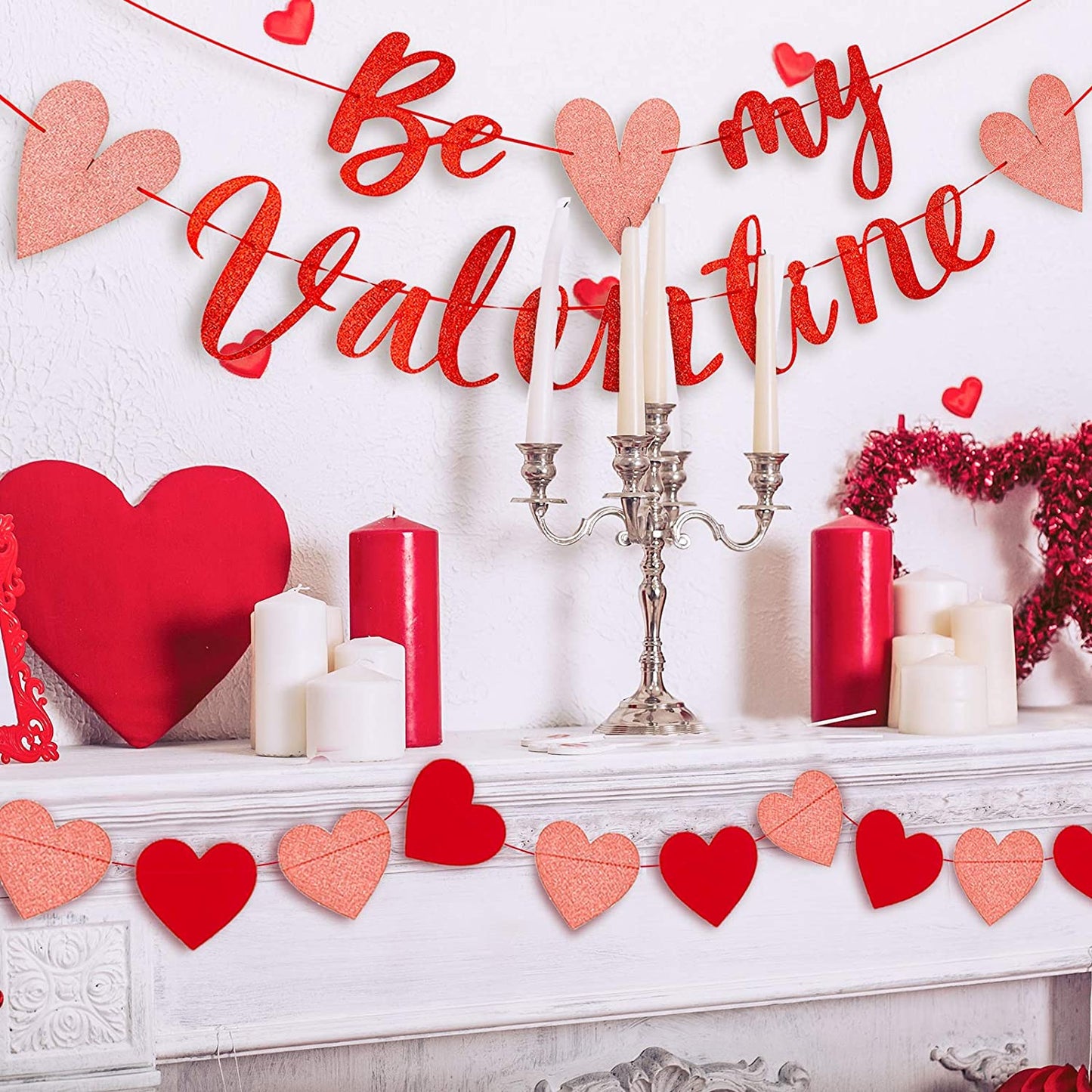 3-piece Valentine's decoration. 7 Inch