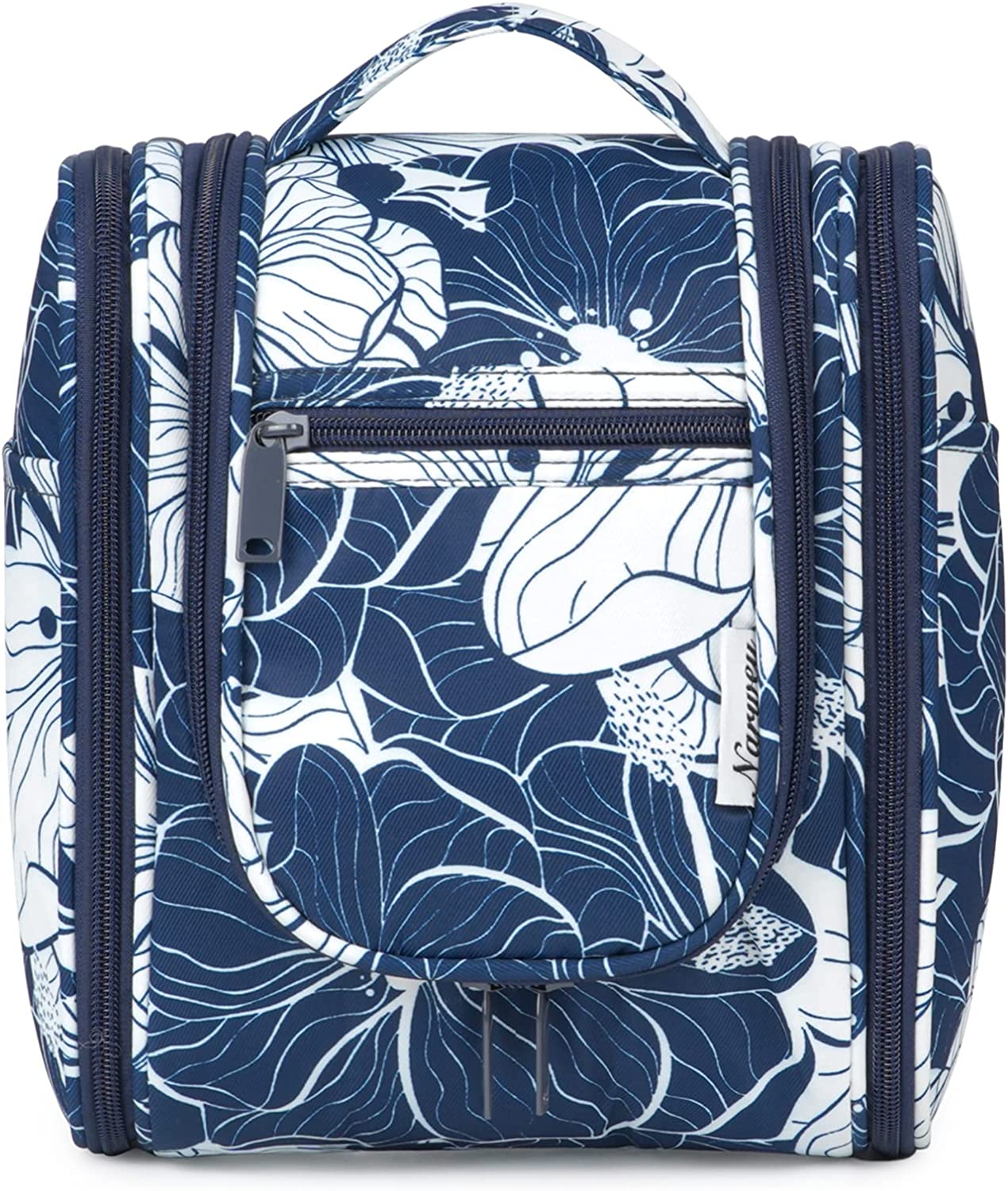 Women's Cosmetic Organizer,  (Medium, Blue Lotus)