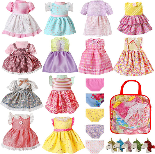 12 doll clothes accessories