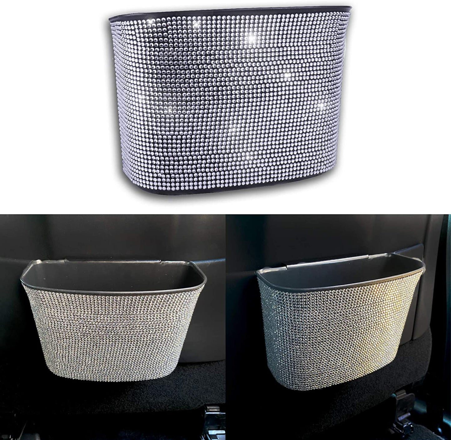 Garbage Bin for Car,7.1"L x 3.5"W x 5.1"H