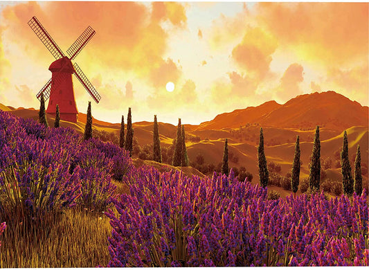 1000 Piece Puzzle - Color: Lavender Fields