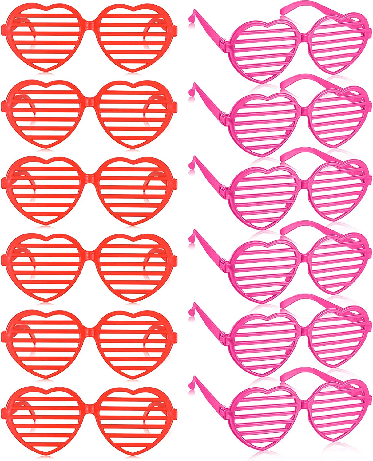 Set of 24 Valentine's Day Party Glasses