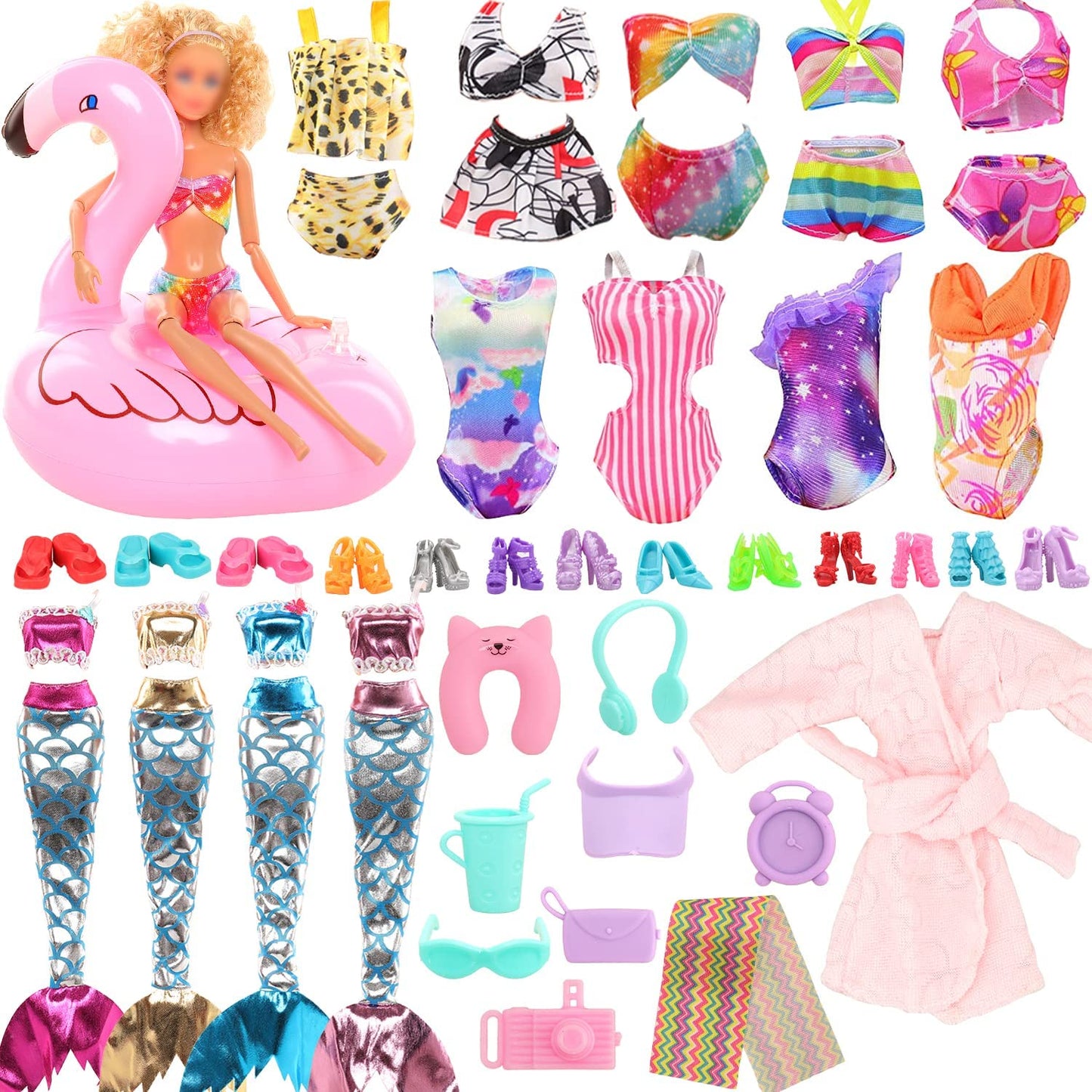 25 pieces of clothes and accessories for 11.5-inch dolls