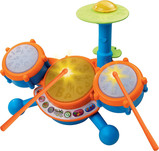 Kids Drum Kit, Orange, Standard Packaging