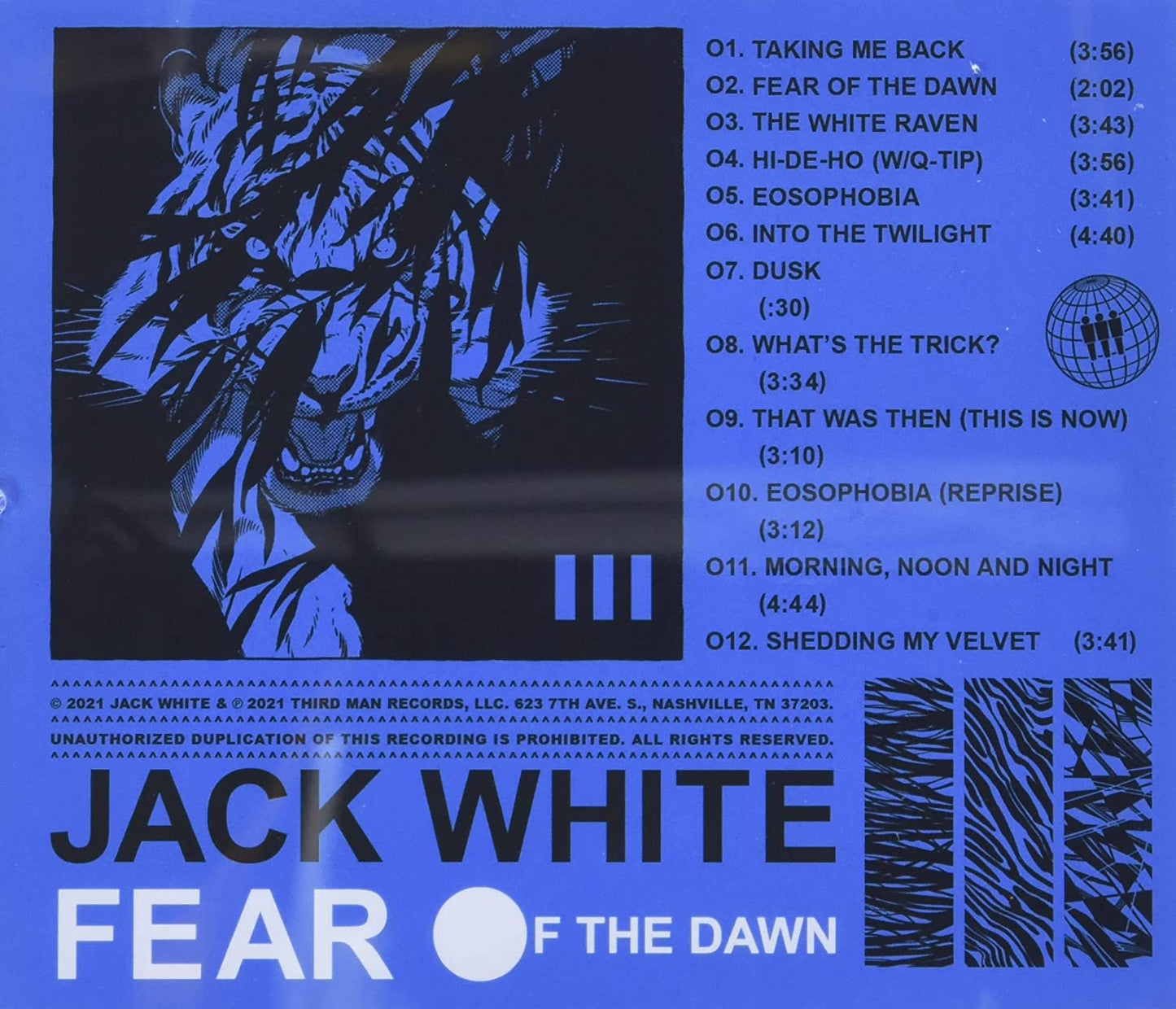 Fear Of The Dawn, Jack White (Artist), Audio CD