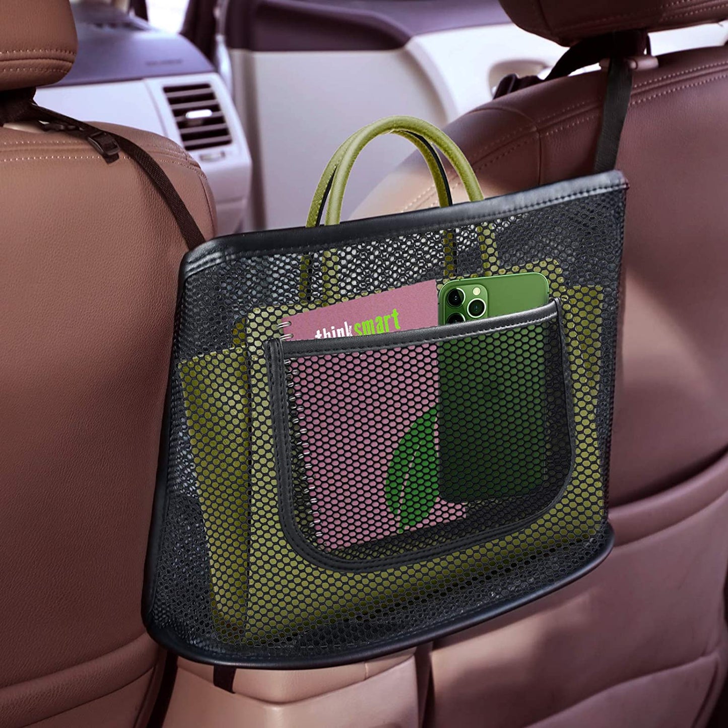 Car Mesh Organizer,Color :(Black 2)