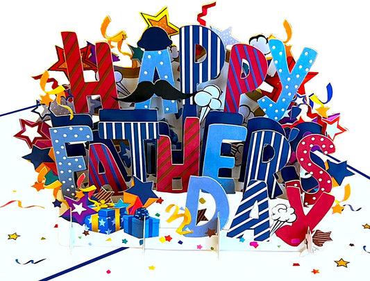 father's day card, Text Happy Father's Day