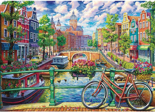 1000 piece puzzle- Amsterdam Canal