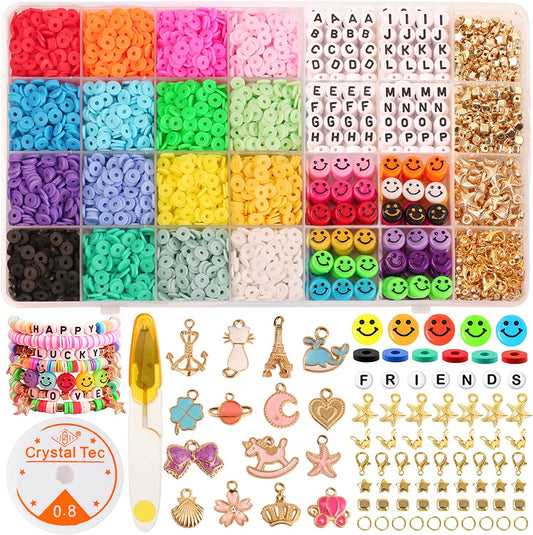 5800 Pcs for Jewelry Making Kit, medium + pendant charms