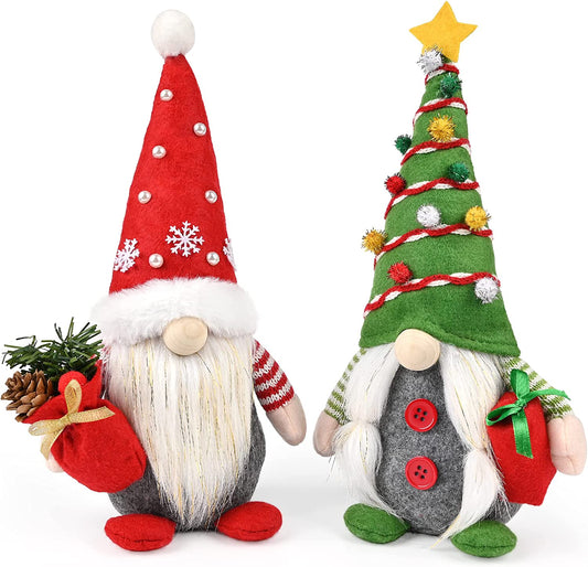 2 pieces of Christmas gnomes ornaments, (12 inches)