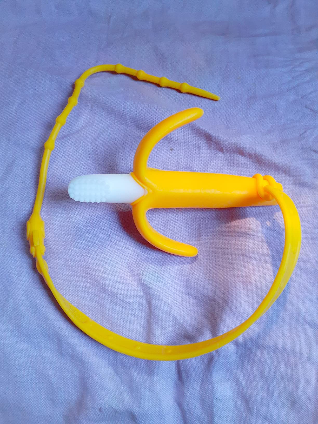 Toys Banana Teether, For Baby, Color Yellow-BA