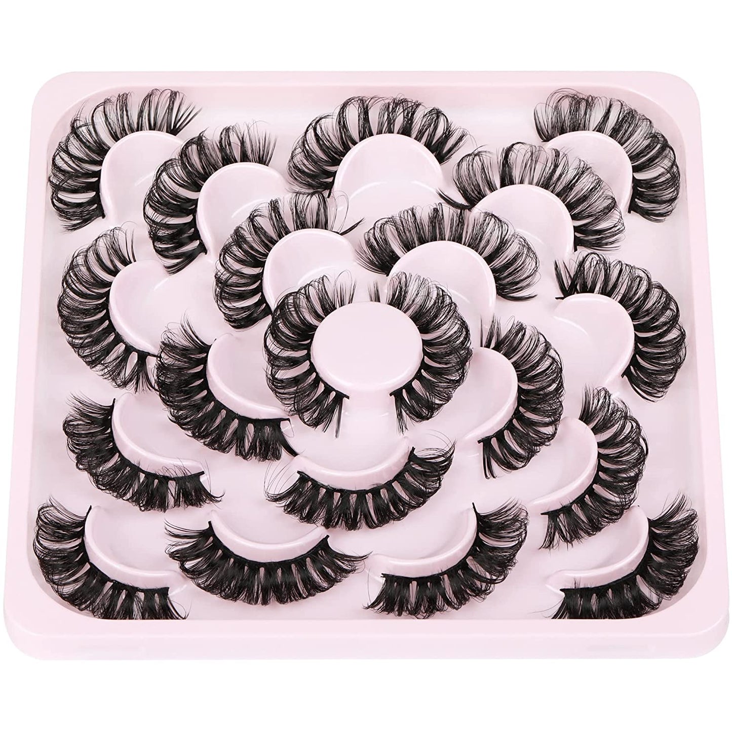 Eyelashes Dramatic, 10 Pairs, 6.2 x 6.2 x 0.55 inches