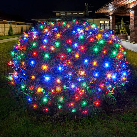 LED Christmas Net Lights Outdoor (Multicolor)