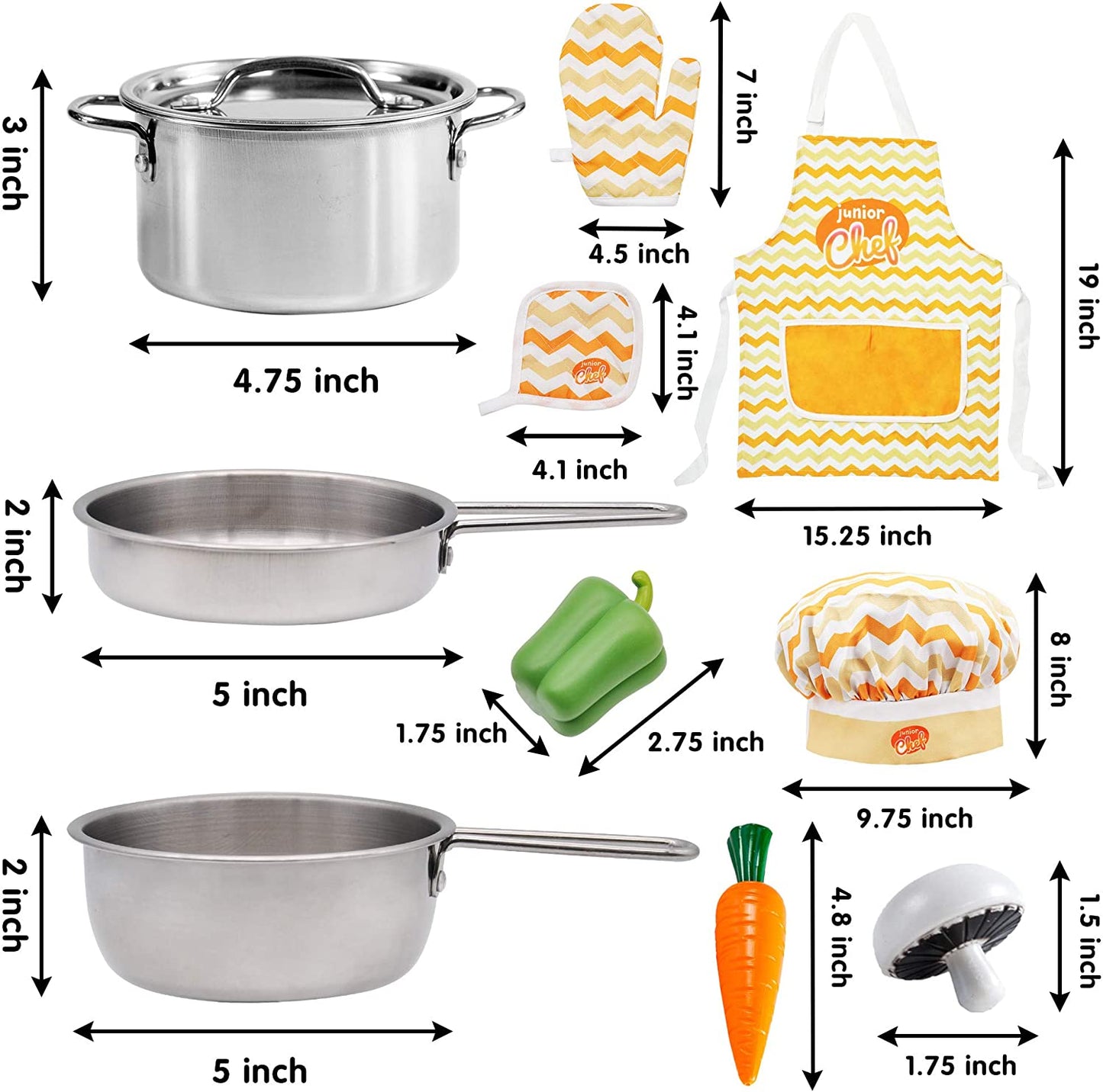 Set of kitchen accessories for children, (29 units)