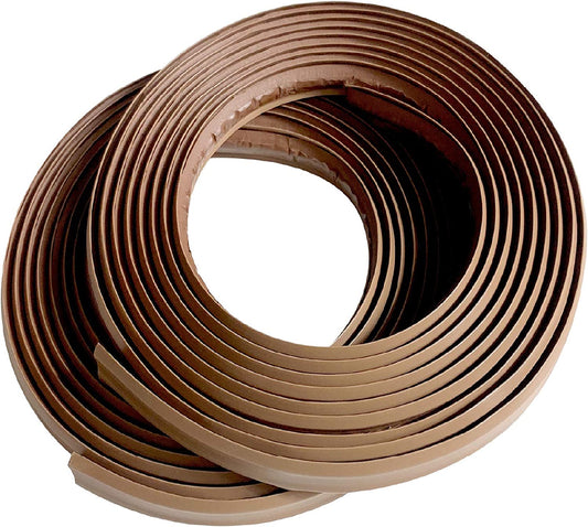 2-Pack 1/2" Wide Light Brown Caulking Strip 10'