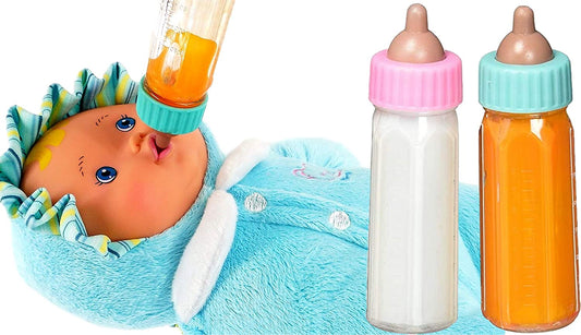 Excellent accessories for dolls, Set with 2 Bottles