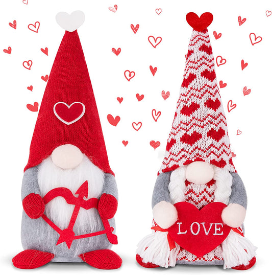 Valentine's Day Decorations Gnomes 2 Pack