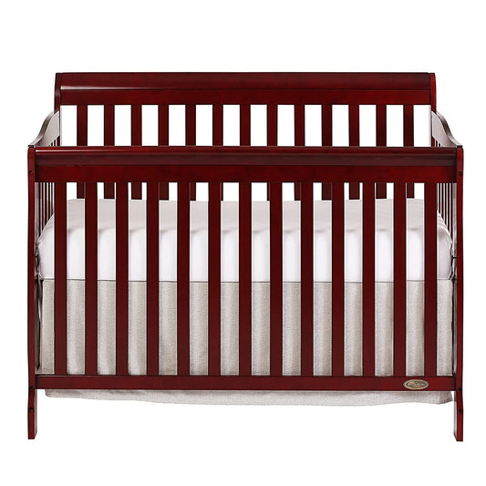 Convertible Crib with Changer in Cherry