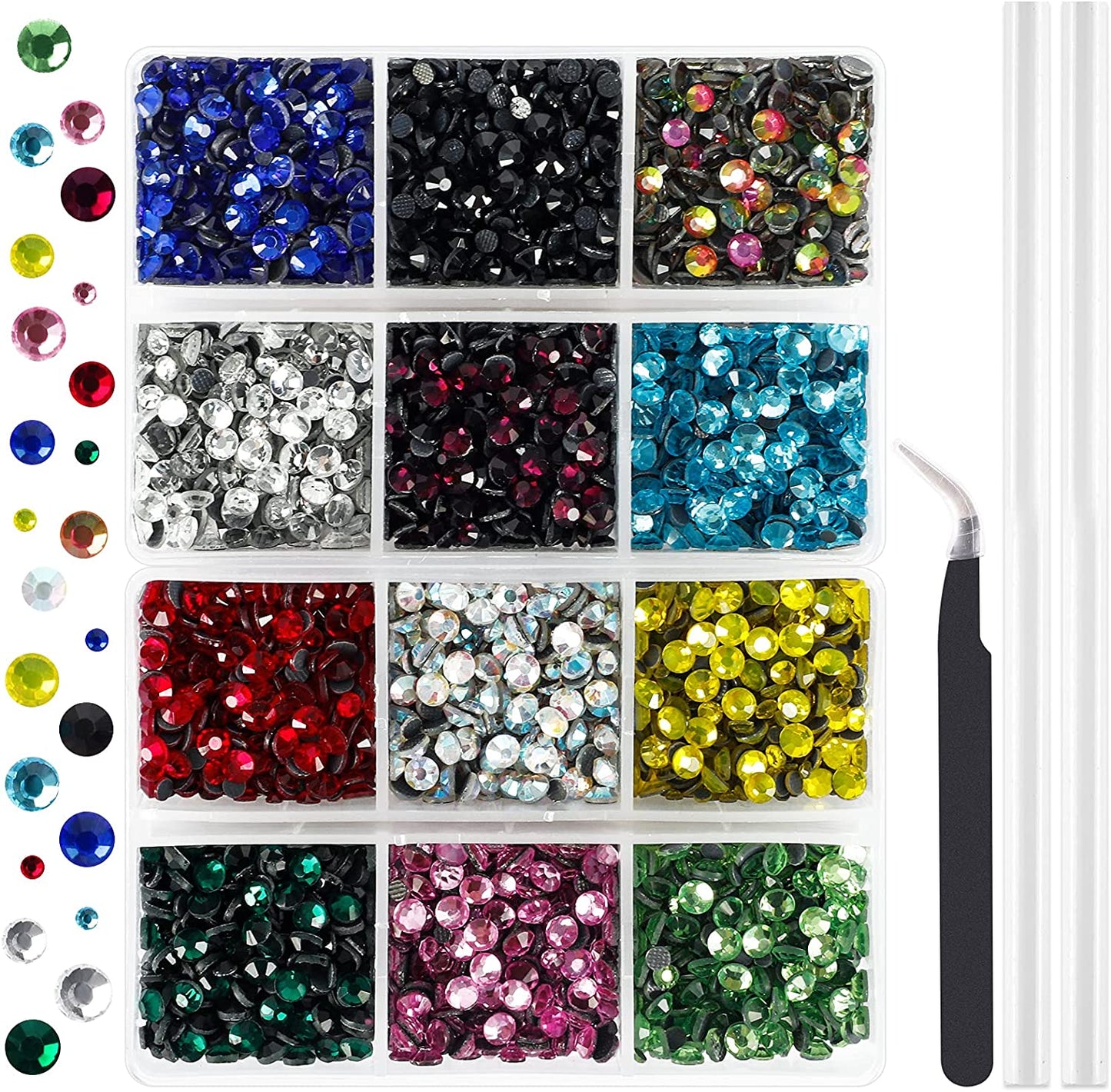 Gemstones and Crystals Set 12 Mixed Colors