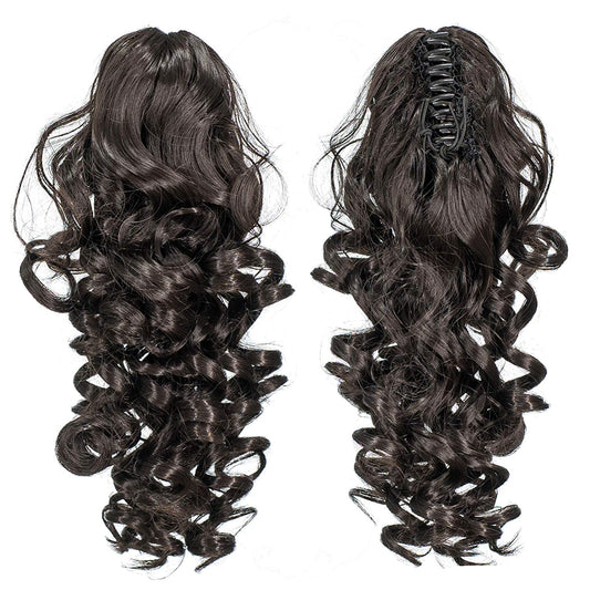 12inch curly hair extensions (natural color close to black-2#)