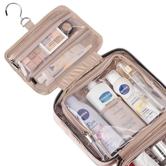 4 Section Hanging Travel Toiletry Organizer