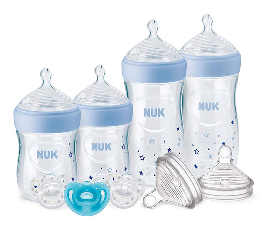 Baby Bottle Set - Large Gift Set (Color: blue)