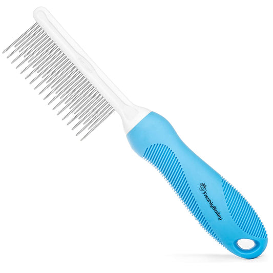 Pet detangling brush, blue