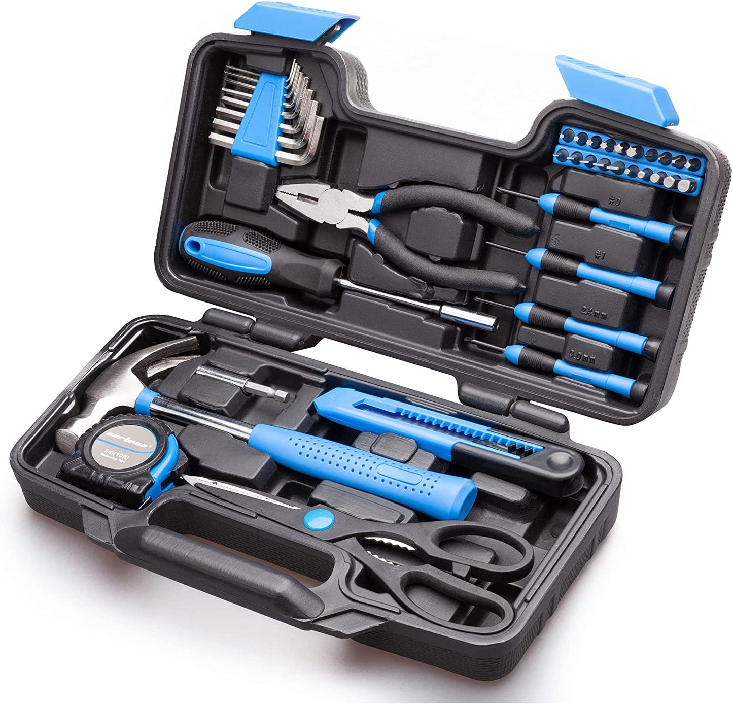 39 Piece Cutting Pliers Tool Set, Blue