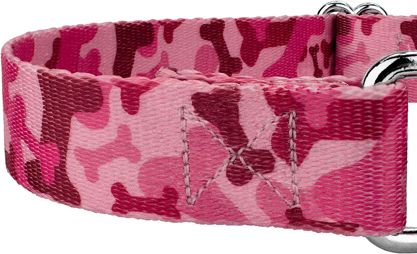 1 Inch Dog Collar, (Pink) Medium