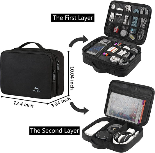 Cable management bag, (up to 12.9 inches),