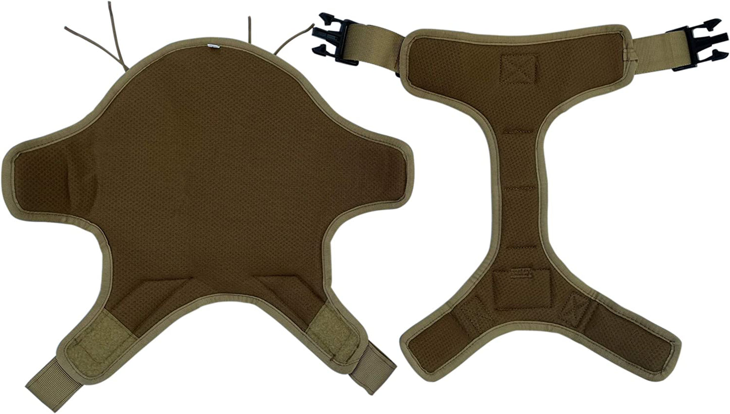 Tactical Pet Harness, M (24.4"-31" Girth) , Color: Coyote Brown