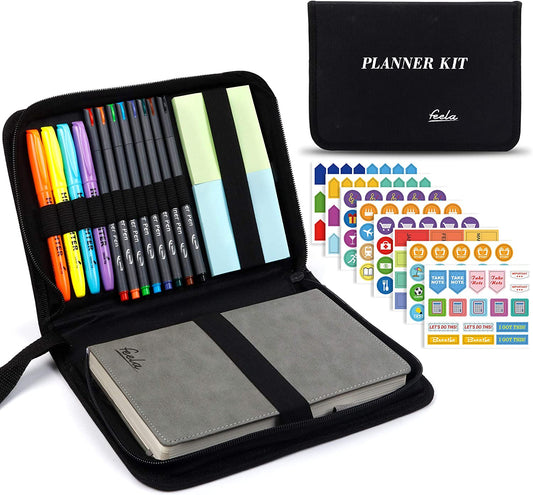 2022 Monthly & Weekly Academic Planner Kit, Gray