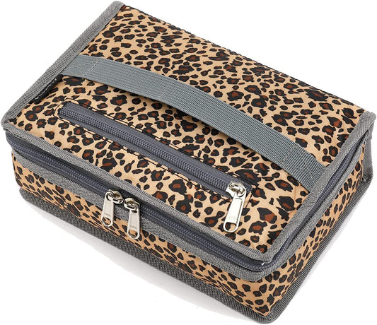 Small Insulated Lunch Box (Color: Leopard)