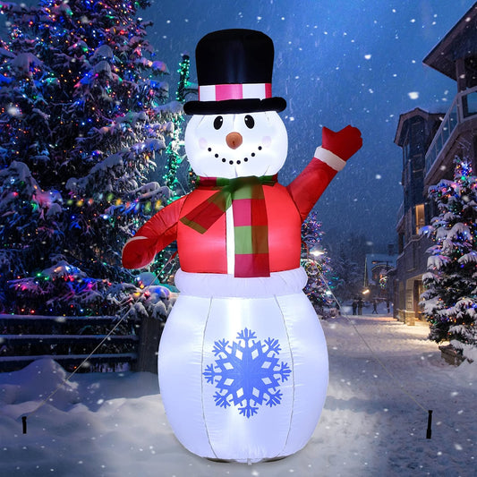 Snowman, 6ft Christmas Decorations with LED Lights