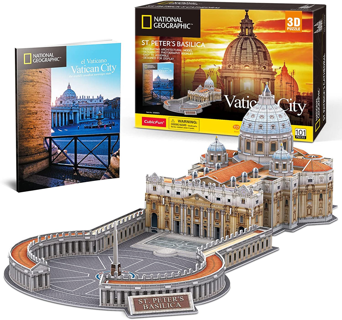 Vatican City puzzle, 3D, Style: Vatican | St. Peter's Basilica