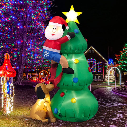 6ft Inflatable Christmas Tree Decoration