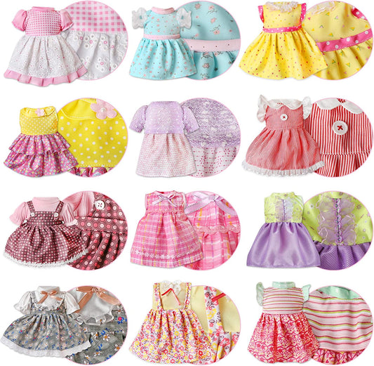 12 doll clothes accessories